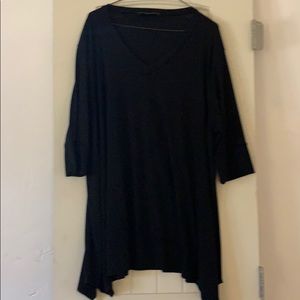 Ribbed Black tunic